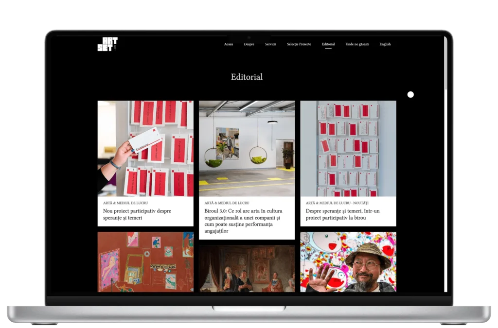 Mockup cu website realizat Web Development de Mădălin Feher - madalinfeher.ro.