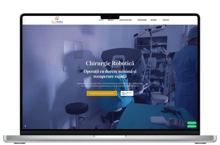 Dezvoltare platforma medicală branding - DrSilviuMakkai.ro - madalinfeher.ro