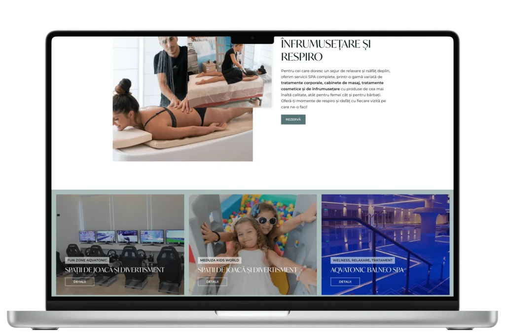Mockup cu platforma lant hotelier tip multisite, realizat de madalinfeher.ro