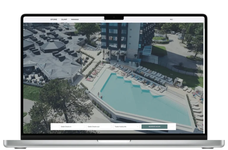 Mockup cu platforma lant hotelier tip multisite, realizat de madalinfeher.ro