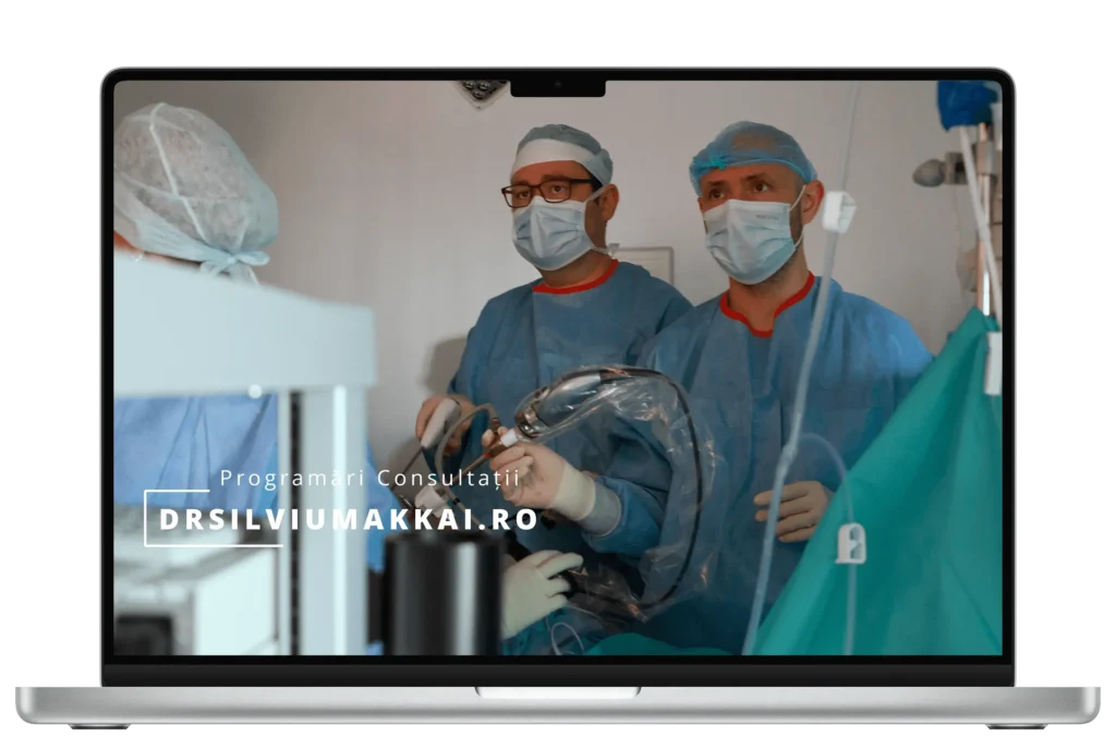 Captură de ecran dintr-un material video realizat de Mădălin Feher (madalinfeher.ro) B2B - videografie medicală - Medic Chirurg Primar Dr. Silviu Makkai